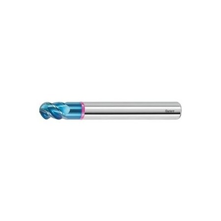 Garant Master TITAN Solid Carbide Ball Nose End Mill, for Titanium, TiAlN Coated, 6 mm 207487 6